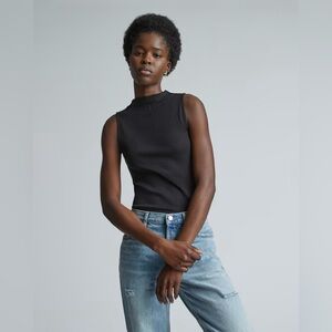 The Supima® Micro-Rib Funnel-Neck Tank